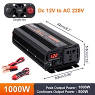 1000W Universal Pure Sine Wave Inverter DC 12V 24V To AC 220V Voltage 50HZ Converter Solar Car Inver
