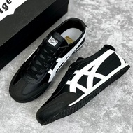 Onitsuka Tiger Mexico 66 Black White Flat Sneakers for Men and Women Black White - Unisex Onit Sport