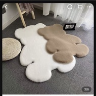 Furry bear carpet