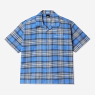 KEMEJA Verticalgoods | Boxy Fit Crop Flannel Short Shirt | HIORI