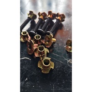 SPEAKER BOLT AND CLAW NUT M6 SIZE 4 CM L KEY MODEL JCBC BOLT + M6 CLAW NUT SIZE 4 CM SPIKER BOLT 4 C