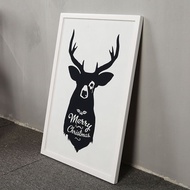 Photo Frame solid wood photo frame wall mounted picture frame framing 8K open 4K wood strip frame A3