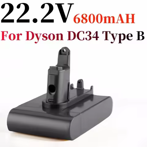 For Dyson 22.2V 6800mAh Type B Li-ion Vacuum Battery for Dyson DC35 DC45 DC31 DC34 DC44 DC31 Animal 