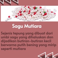 Sagu Mutiara Siap Pakai 250 gram Sagu Mutiara Berkualitas Tinggi Sagu Mutiara Premium Sagu Mutiara P
