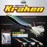 RIPTIDE SPOON KRAKEN SPOON LURE CASTING ULTRALIGHT TYPE S 5 10 15 20 GRAM