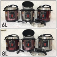 Ready Stock Dessini 6L/8L Electric Pressure Cooker Timer Rice Cooker (Random Colour)