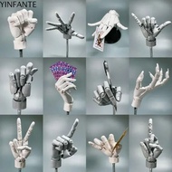 YINFANTE Articulated Hand Model, Left/Right Adjustable Anatomically Accurate Jointed Hand, Poseable 