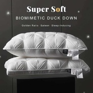 Travel Accessories & Supplies High-end Comfortable Pillow5-star Hotel Biomimetic Duck Down 3-dimensi