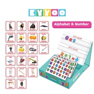 PUZZLE ABC 123 EYYO PUZZLE MAGNETIC ALPHABET AND NUMBER EYYO MAGNETIC ANIMALS PUZZLE