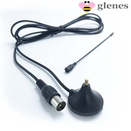GLENES Digital Tv Antenna, 5dBi Mini TV Antenna Freeview, TV HDTV Box Black DVB-T/TV Free Channel HD