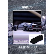 INNO64 FERRARI F40 LBWK LIBERTY WALK CHROME BLACK