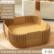 Youqin กระดาษรองอบแบบใช้แล้วทิ้งสำหรับหม้อทอด Air Fryer เครื่องนึ่งไม่ติดกระดาษรองอบรอบอุปกรณ์ครัวสำหรับอาหารจานบาร์บีคิวที่ใช้ในครัวเรือนขนาดเส้นผ่าศูนย์กลาง20ซม.