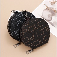 9 ️ ⃣ Fashion Letter Printing Round Mini Wallet Ladies Portable Coin Bag Cosmetic Bag Change Key Bag