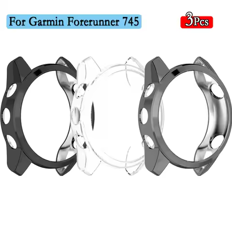 1/3pcs Soft TPU Cover For Garmin Forerunner 745 Watch Protector Hollow Watch Case Protection Supplie