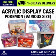 🔥NEW ARRIVALS🔥 Pokemon Acrylic Display Clear Case Card Protector Hobby TCG Prismatic Evolution / ETB