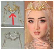 mahkota angsa rumbai jurai ala ala ratu Cleopatra mahkota pengantin