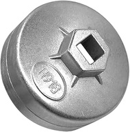 Cotonlake 74mm Oil Filter Wrench,15 Flutes Oil Filter Removal Tool Compatible with AC Delco PF63/PF6