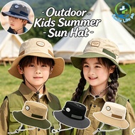 Kids Summer Sun Hat Breathable Sunscreen Hat Caps Outdoor Sunshade Fisherman Hat For Kids Boy Girl
