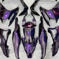 Dark roots purpple PU paint