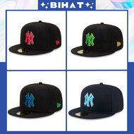 Men's snapback hat with button buckle in 7 colors, hiphop hat with L,A, NI stamp European style MU54