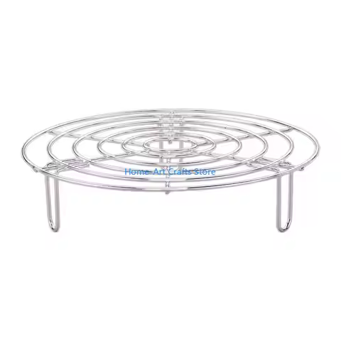 Y3NA Stainless Steel Circle Roasting Rack 6.3/7.8/9.5/11in Insert Kitchen Cookware