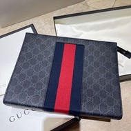 Gucci 男用包 手拿包 老花包 公事包