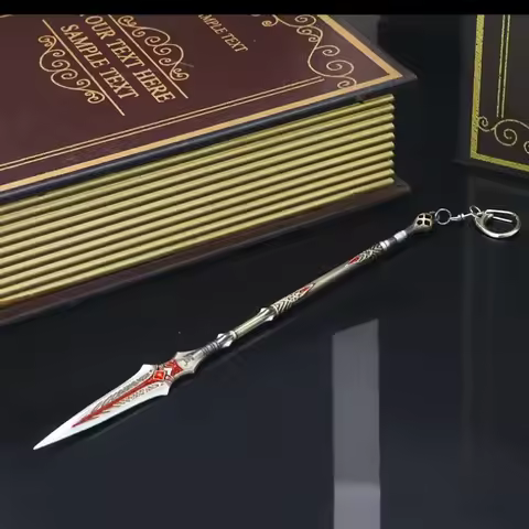 22CM God of War Weapon Ragnarok Draupnir Spear Metal Weapon Katana Sword Spear Weapons Blades of Cha