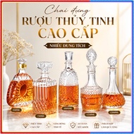 Glass wine bottle, wine bottle, wine bottle, thick design, capacity 750-1000ml Glass Bottle