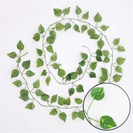 1pcs 2.1M Artificial Plant Green Ivy Leaf Garland Silk Wall Hanging Vine Home Garden Decoration Wedd