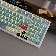 EVA Limboli Four-Sided Transparent Keycap PBT Sublimation Side Transparent wooting60 atk68 Rainy75