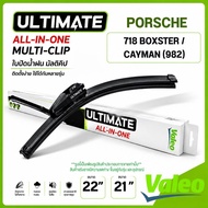 VALEO Wiper Blades Front Pair 23+21" PORSCHE | 718 BOXSTER/CAYMAN (982) ULTIMATE ALL-IN-ONE