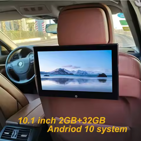 10.1 Inch Android Car Headrest Monitor Tablet PC GPS Tracker 4K WIFI Video Player Monitor 2G RAM 32G