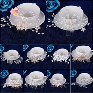 REPKG Bridal Hair Comb Jewelry Hair Accessories Crystal Peals Hair Ornaments