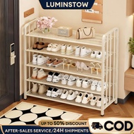 𝐋𝐔𝐌𝐈𝐍𝐒𝐓𝐎𝐖 Multilayer Shoe Storage Rak Kasut Besi Karat Murah Organizer Rack Space Saving Shoe Shelf 