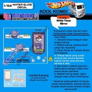 KK072 Decal Hotwheels Kool Kombi White Toner Mirror Pokemon Gengar