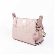 PLAYBOY รุ่น Belove Bag กระเป๋าสะพายข้างผู้หญิง รหัส ST-B253PB621 ดีไซน์ปักลายหัวใจโลโก้แถมฟรี Charm