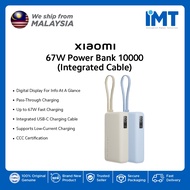 Xiaomi 67W Power Bank 10000mAh (Integrated Cable) | 67W MAX Power | Type-C Two-way Fast Charging