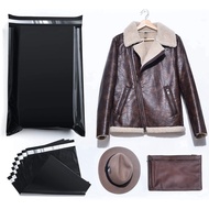 *10 Pieces PLAIN BLACK Biodegradable D2W Mailer Bags 100% Compostable Cassava Bag