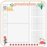 GREATESKOO A7 Binder Pages, 6-Ring A7 Card Protector Sleeves,  Binder Refill