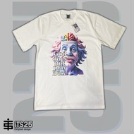 ITS25 Albert Einstein God Does not Play Dice Men's T-Shirt Cotton Combed 24s