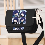 Ado Shoulder Bag Singer Madness Concert Album Supporting Fans Around Canvas Single Pocket Book