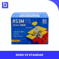 Rubik 3x3 Rubik Moyu Rs3m V5 Magnetic Maglev Ballcore UV Stickerless - STANDARD