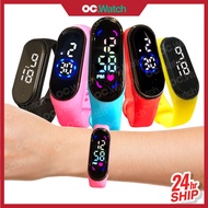 LED Jam Tangan Digital Watch Touch Screen Waterproof Jam Tangan Budak Perempuan Lelaki Kanak Bracele