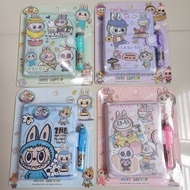 LABUBU E001 pen note Set