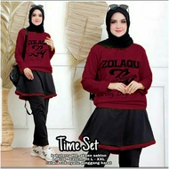 QWFASHION88-COD-US-SETELAN OLAHRAGA WANITA JUMBO-SETELAN SENAM WANITA MUSLIM-PAKAIAN OLAHRAGA WANITA