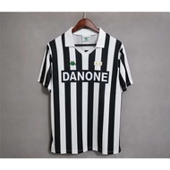 92-94 Juventus Top Quality Home Retro Soccer Jersey custom T-shirt Football Jersey