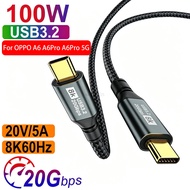 KYBD Type C to Type C PD100W Fast Charging Cable USB 3.2 20Gbps ThunderBolt 3 8K 3m Extend Data Cord