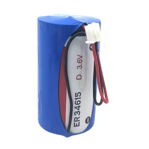 1PCS 3.6V 19000mAh ER34615 ER34615M D Size Batteries With Plug For Smoke Alarm Gas Meter Water Meter