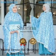 PTR Mukena Dewasa Rayon 2in1(Resleting) Jumbo/Mukena dewasa Motif