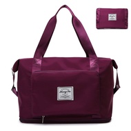 Large Capacity Foldable Travel Bag Waterproof Hand Carry Luggage Bag Duffel Bag Gym Beg Baju Women B